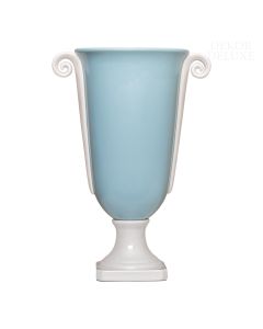 MEILI vaza modro-bela V43 cm