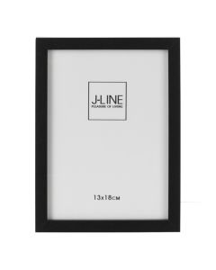 Dekor Deluxe - Črn leseni okvir za fotograije velikosti 13 x 18 cm