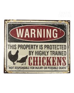 Dekor-deluxe-starinska-retro-kovinska-tablica-warning-chickens-kokosi