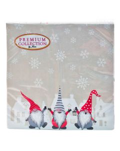 JAMARI set 20 papirnatih prtičkov s palčki Š33 cm