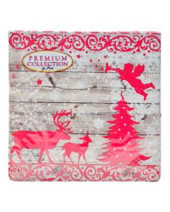 GIANNI set 20 papirnatih prtičkov zimski Š33 cm