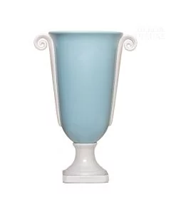 MEILI vaza modro-bela V43 cm