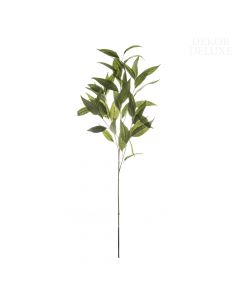Dekor Deluxe - Umetne rože velika košata evkaliptusova veja zelene barve, s suličastimi listi, razčlenjena v tanjša stebla.