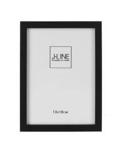 Dekor Deluxe - Črn leseni okvir za fotograije velikosti 13 x 18 cm