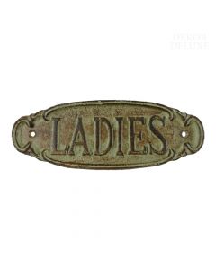Dekor-deluxe-retro-starinska-vontage-kovinska-tablica-za-stranišče-ladies-zenske