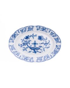 NATALIE ovalni krožnik čebulni vzorec D30 cm